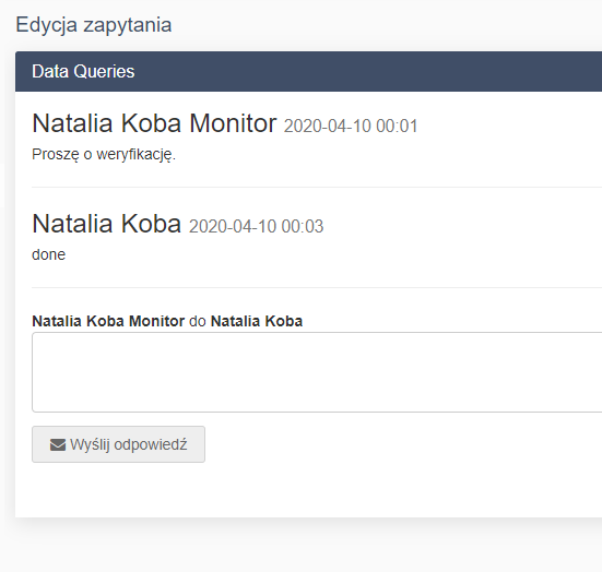 Data queries