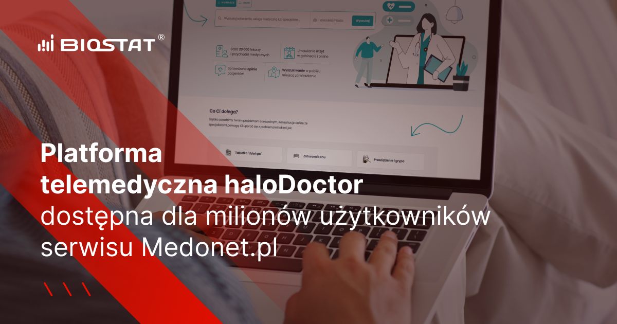 Platforma telemedyczna haloDoctor dostępna dla milionów użytkowników serwisu Medonet.pl