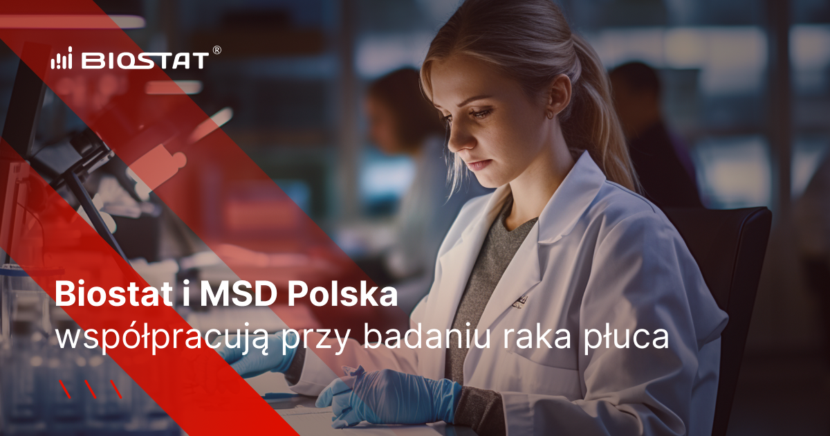 Współpraca Biostatu i MSD Polska przy badaniu raka płuca