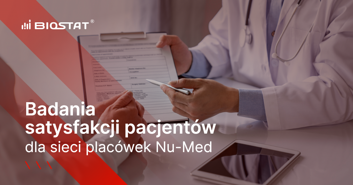 Badania satysfakcji pacjentów dla sieci placówek Nu-Med