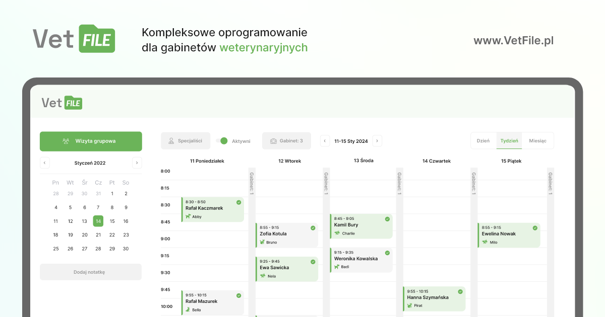 Biostat stworzył VetFile – oprogramowanie dla gabinetów weterynaryjnych