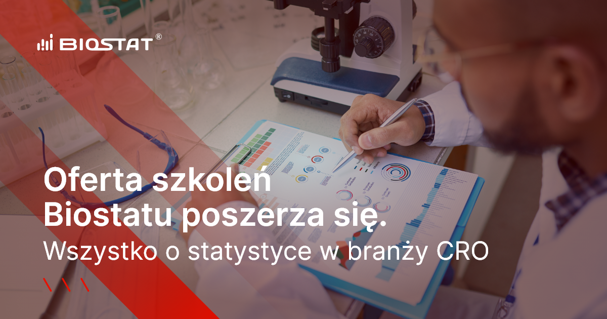 Oferta szkoleń Biostatu poszerza się. Wszystko o statystyce w branży CRO