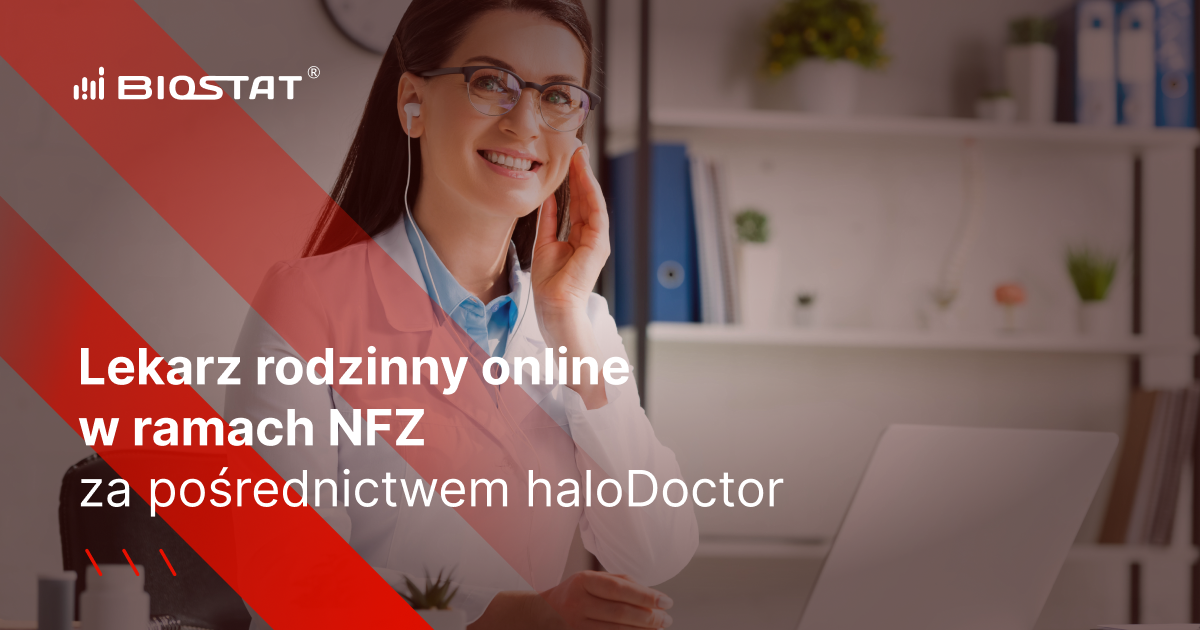 Lekarz rodzinny online w ramach NFZ dostępny za pośrednictwem haloDoctor