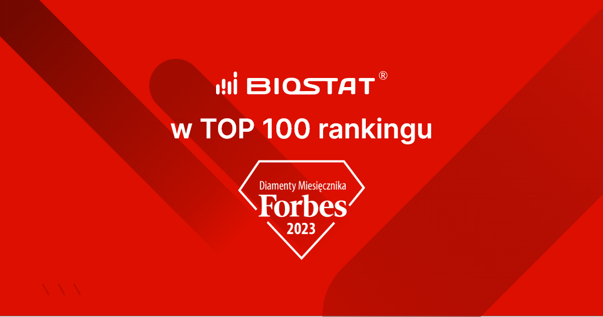 Diamenty Forbesa 2023: Biostat w TOP 100 najdynamiczniej rozwijających się spółek