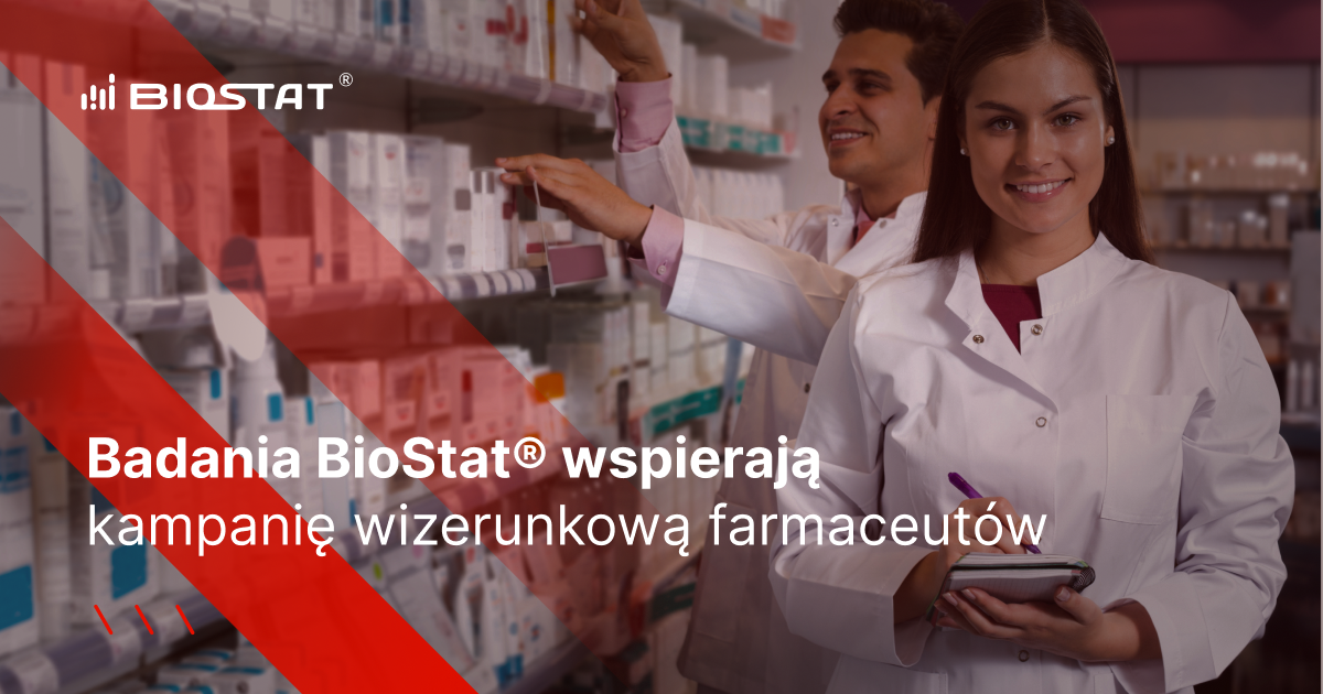 Badania BioStat® wspierają kampanię wizerunkową farmaceutów inicjowaną przez NIA i Fundację Aflofarm