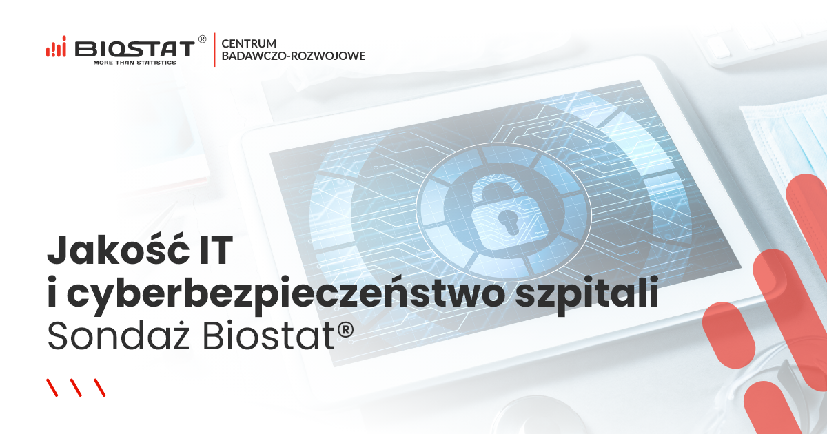 Sondaż Biostat: jakość IT i cyberbezpieczeństwo szpitali