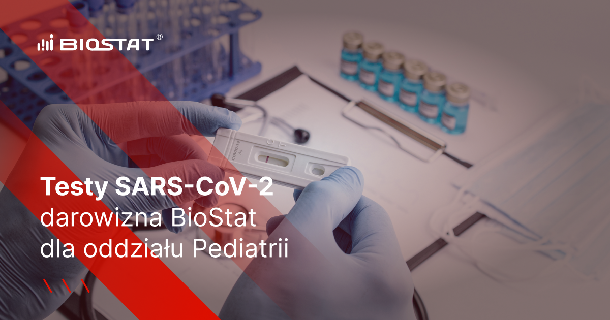Testy SARS-CoV-2: darowizna BioStat dla oddziału Pediatrii