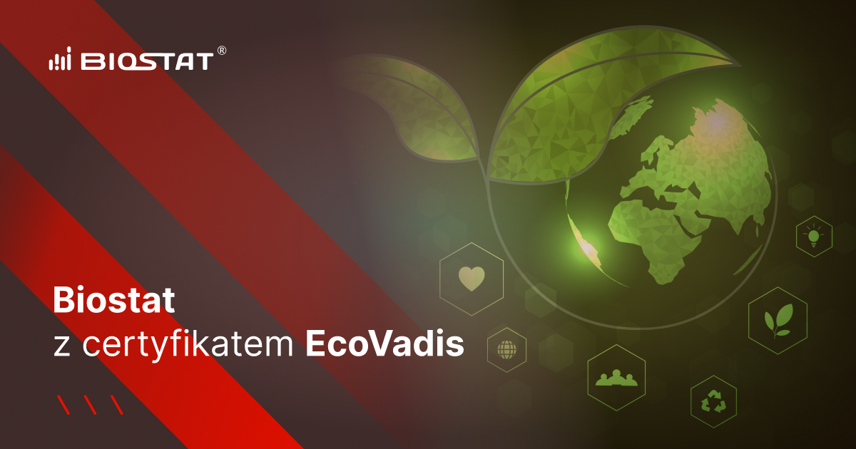 Biostat z certyfikatem odpowiedzialności społecznej biznesu EcoVadis