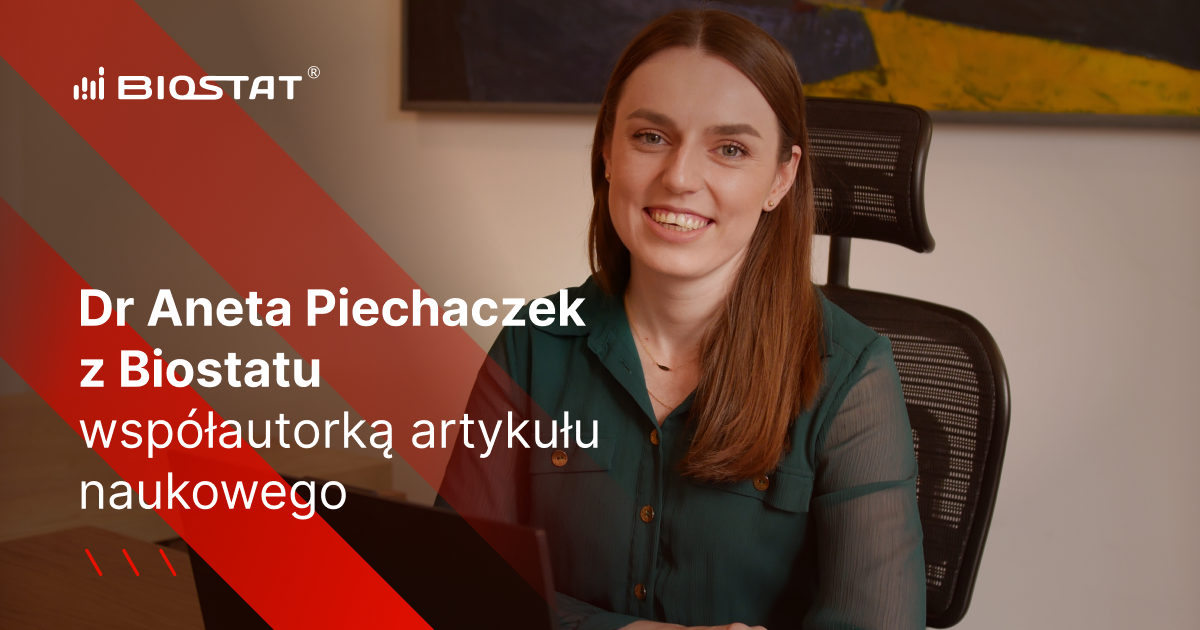 Dr Aneta Piechaczek z Biostatu współautorką artykułu naukowego