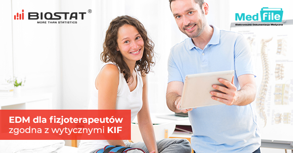 Medfile EDM - nasz program zgodny z wytycznymi Krajowej Rady Fizjoterapeutów!