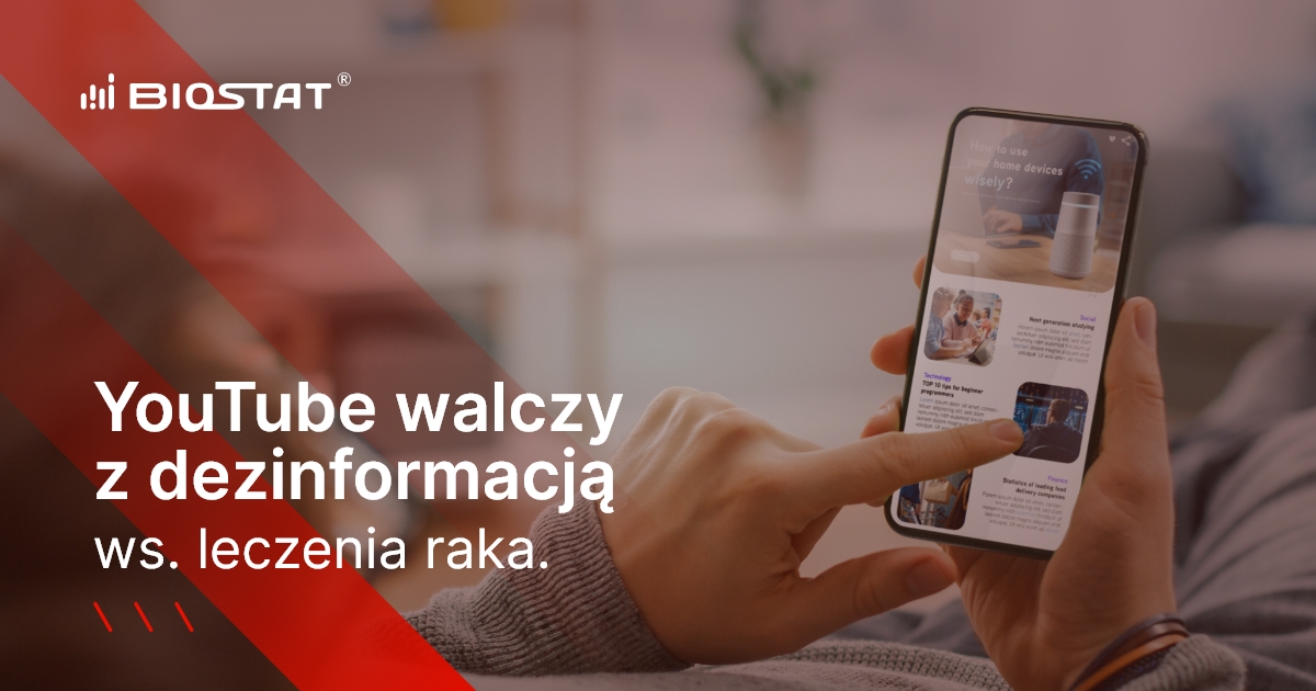 YouTube walczy z dezinformacją ws. leczenia raka. Jakich informacji o zdrowiu  szukają w sieci Polacy?