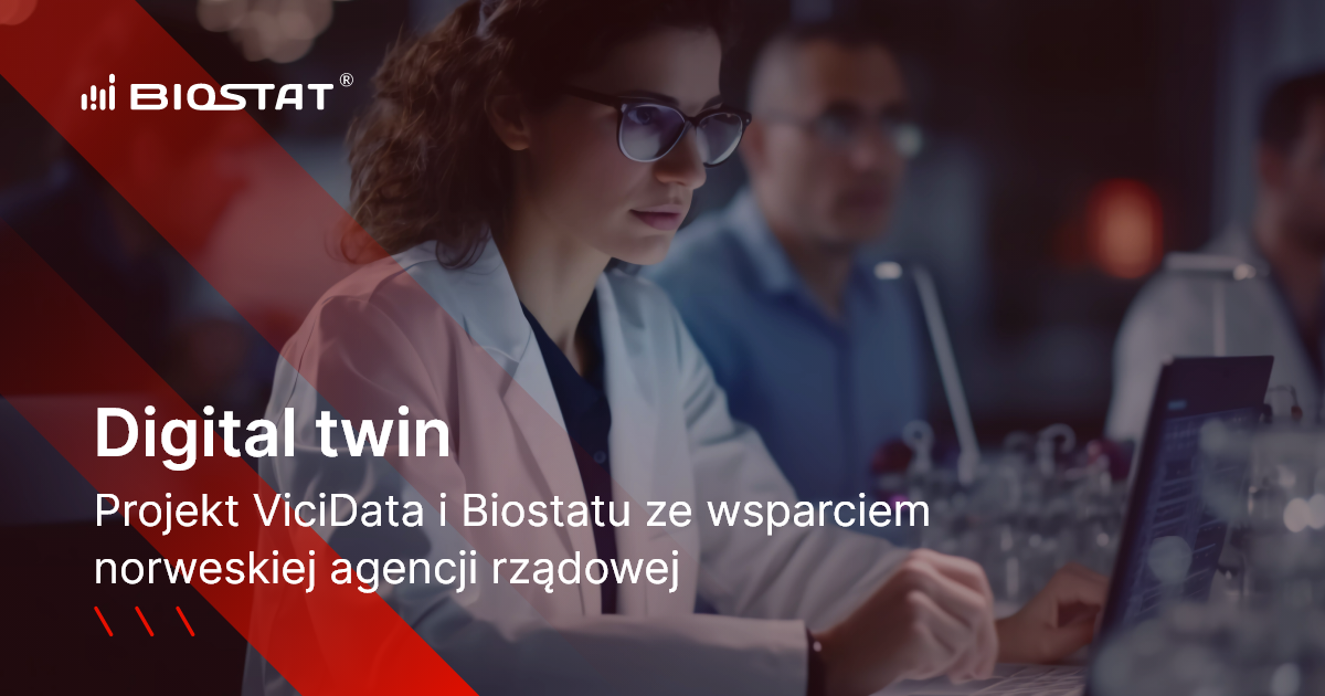 Digital twin. Projekt ViciData i Biostatu ze wsparciem norweskiej agencji rządowej