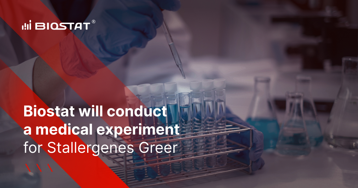 Biostat will conduct a medical experiment for Stallergenes Greer