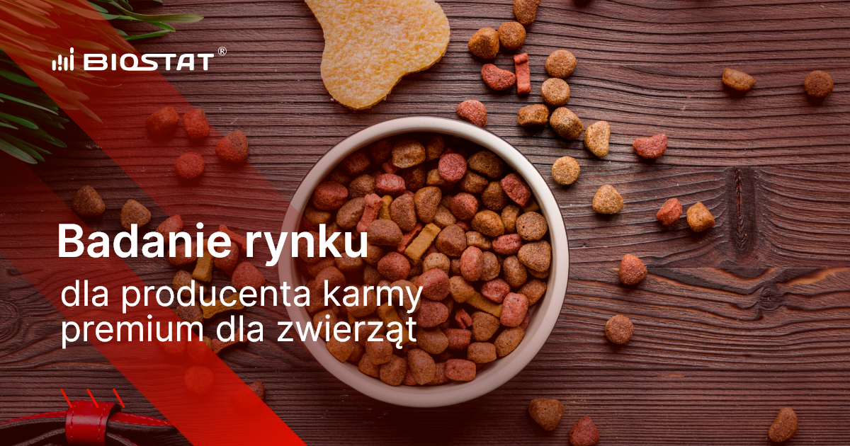Badanie rynku dla producenta karmy premium dla zwierząt