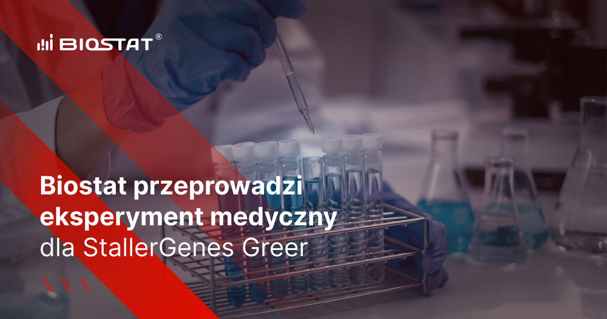 Biostat przeprowadzi eksperyment medyczny dla StallerGenes Greer