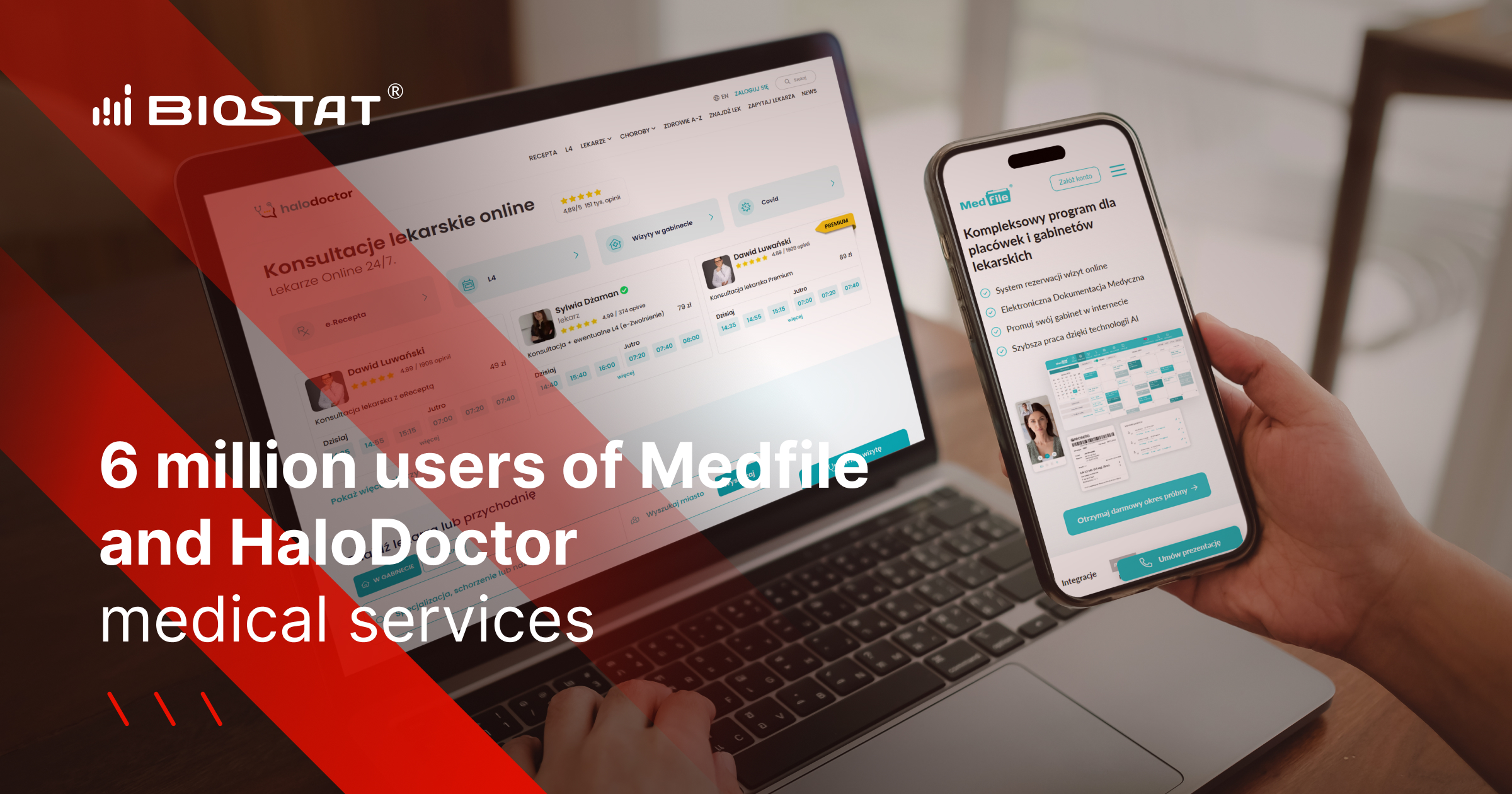 6 million users of Medfile and HaloDoctor medical services