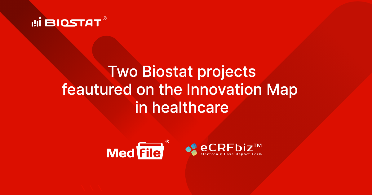 Two Biostat projects feautured on the Innovation Map in healthcare