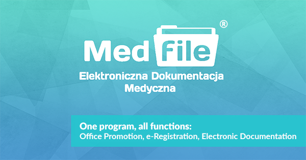 Medfile®. One program, all functions: Office Promotion, e-Registration, Electronic Documentation